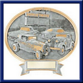 Car Show Collage - Oval Legend Plates - 8"